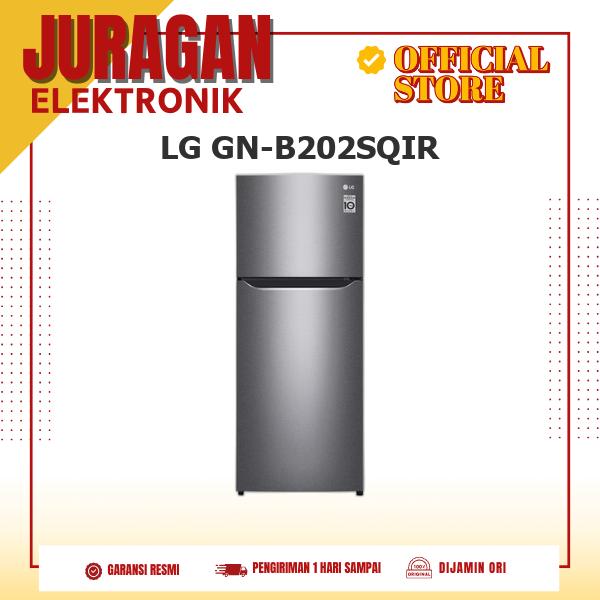 Gambar Kulkas LG 2 Pintu GN-B202SQIR 202 Liter Multi Airflow Tempered Glass Rak GNB202SQIR GNB202 dari JURAGAN ELEKTRONIK JAKARTA Kota Administrasi Jakarta Barat Tokopedia