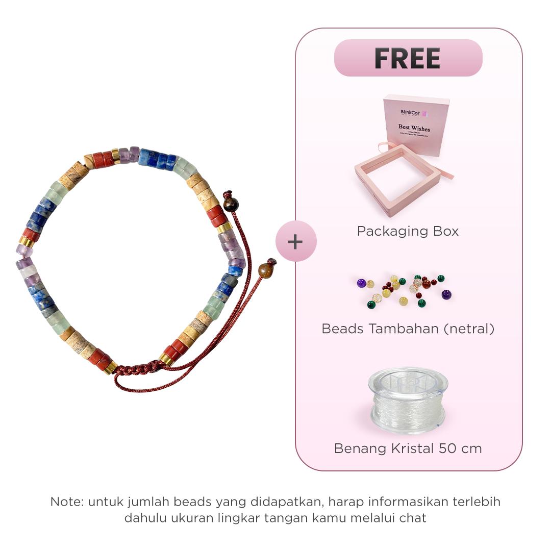 BlinkCat - Gelang Kristal Alami: Soul Alignment | Natural Crystal Bracelet asli BlinkCat - Gelang Kristal Alami: Soul Alignment | Natural Crystal Bracelet asli