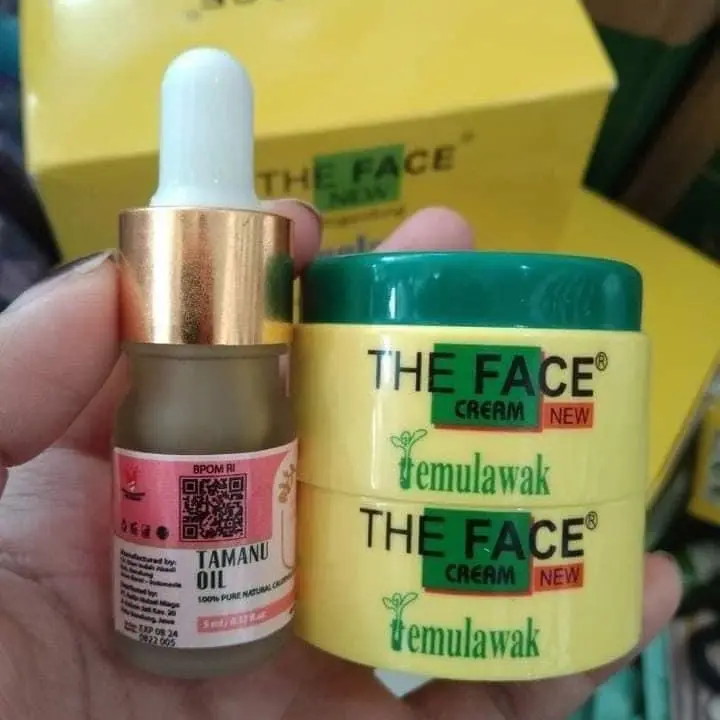 PAKET HEMAT GLOWING TEMULAWAK PLUS SERUM TAMANU OIL