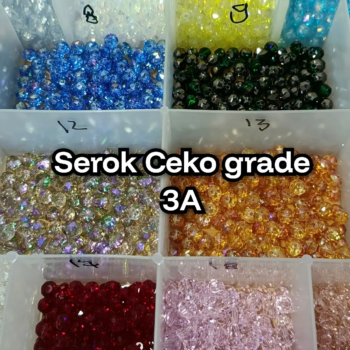 Serok cristal ceko Grade 3A 75ml untuk Kerajinan Tangan