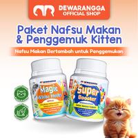 Gambar Dewarangga Magic White Herbs & Super Booster Paket Nafsu Makan & Penggemuk Kitten untuk Kucing Dewasa & Kitten Meningkatkan Nafsu Makan & Penyerapan Nutrisi - 20M+20SB dari Dewarangga Cattery Kab. Bogor 1 Tokopedia