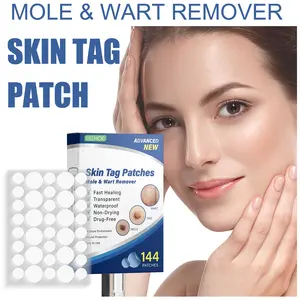 EELHOE Stiker Penghilang Kutil Tahi Lalat Wart Removal Patch 144 PCS Skin Tag Obat Kutil Di Wajah Menghilangkan Kutil Tahi Lalat Mata Ikan