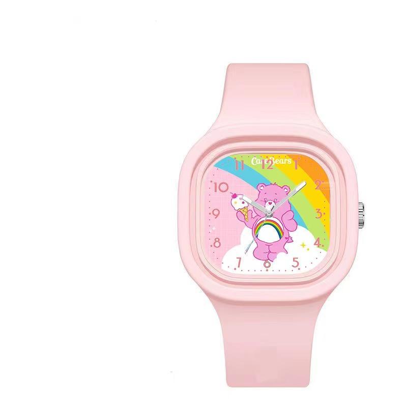 Product Introduction of Cartoon Bears Student Watches Soft Silicone Strap Kids Quartz Watches Waterproof Kids Watch 16