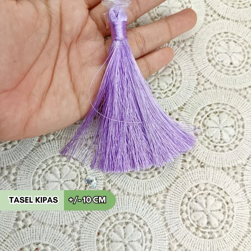 1 PCS TASSEL KIPAS / RUMBAI TASEL +/- 10 CM 4