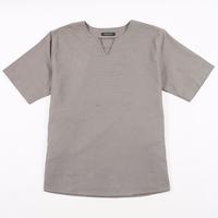 Gambar Dailyoutfits Kemeja Kurta Lengan Pendek Abu Tua Premium Quality - Allsize dari Daily Outfits DYO Kota Tangerang 1 Tokopedia