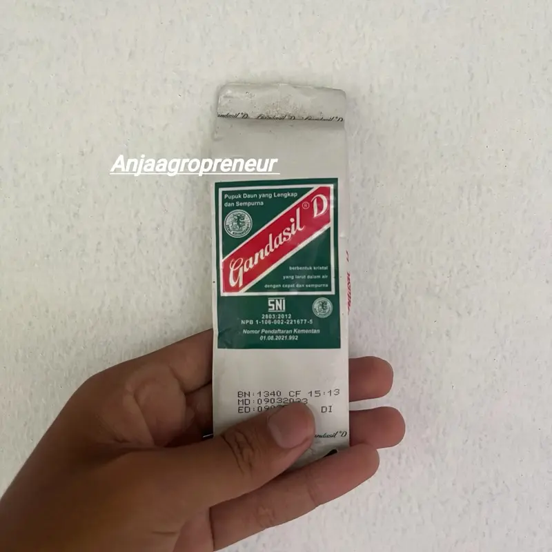 GANDASIL B dan GANDASIL D ukuran 100gram Gandasil Original Pupuk Tanaman Daun Hijau, Buah 3
