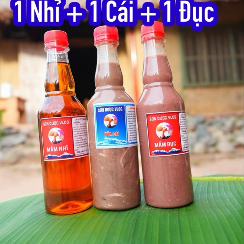Combo 1,5KG : 1 mắm Nhỉ + 1 mắm Cái + 1 mắm Đục