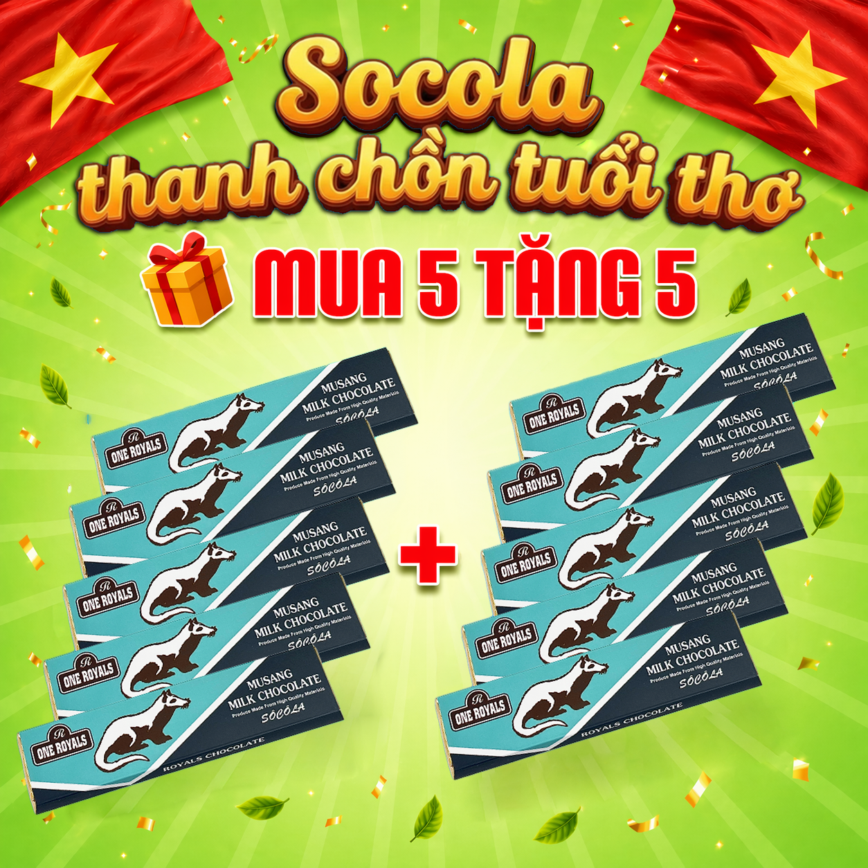 [MUA 5 TẶNG 5