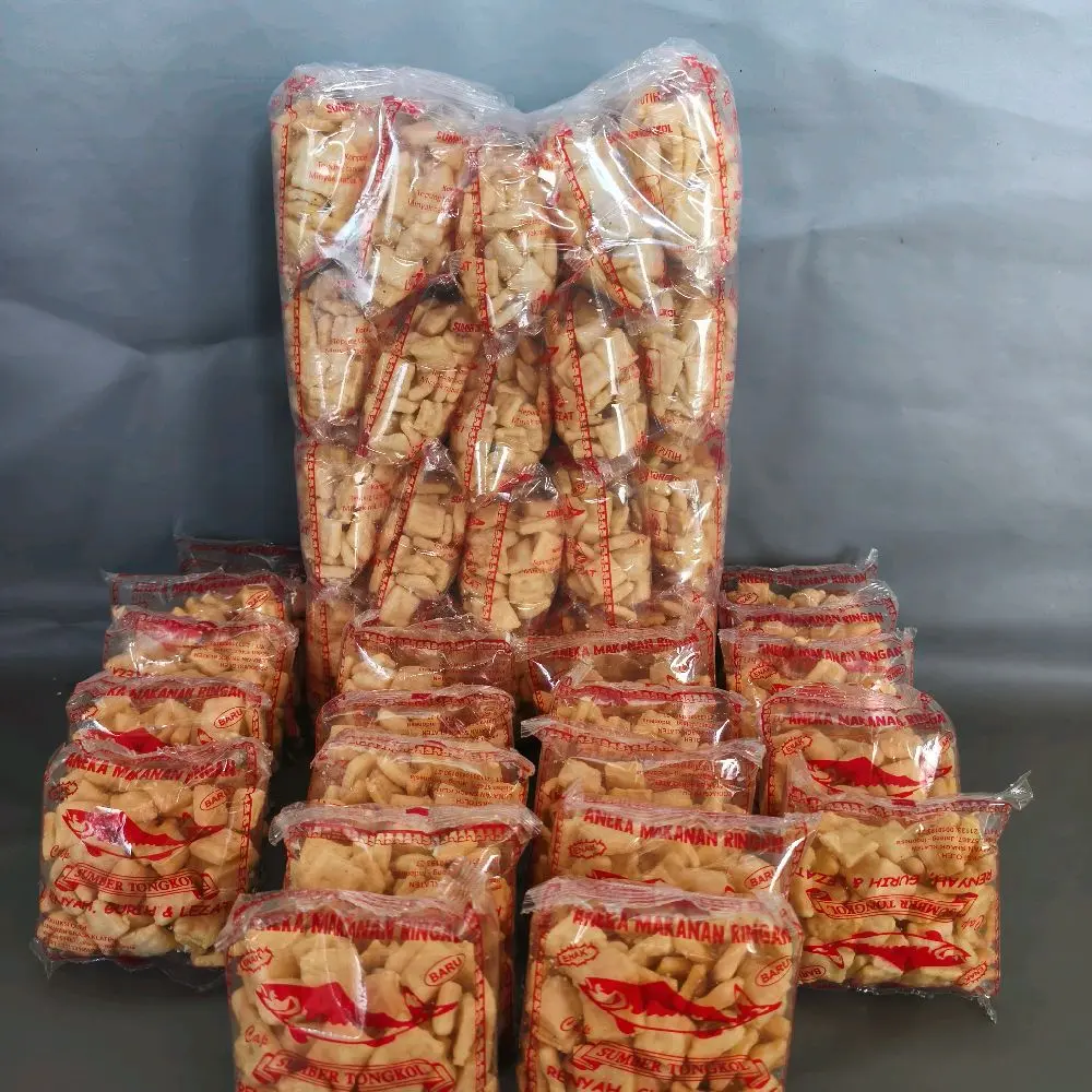 isi 20 bungkus kerupuk tahu 2 varian rasa