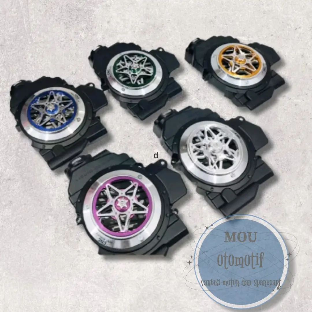 Cover Radiator Vario 110 Karbu Set Spinner Bintang Two Tone