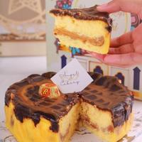 Gambar Basque Burnt Cheesecake rasa REESE'S dari AngelCakery109 Kota Administrasi Jakarta Barat 1 Tokopedia
