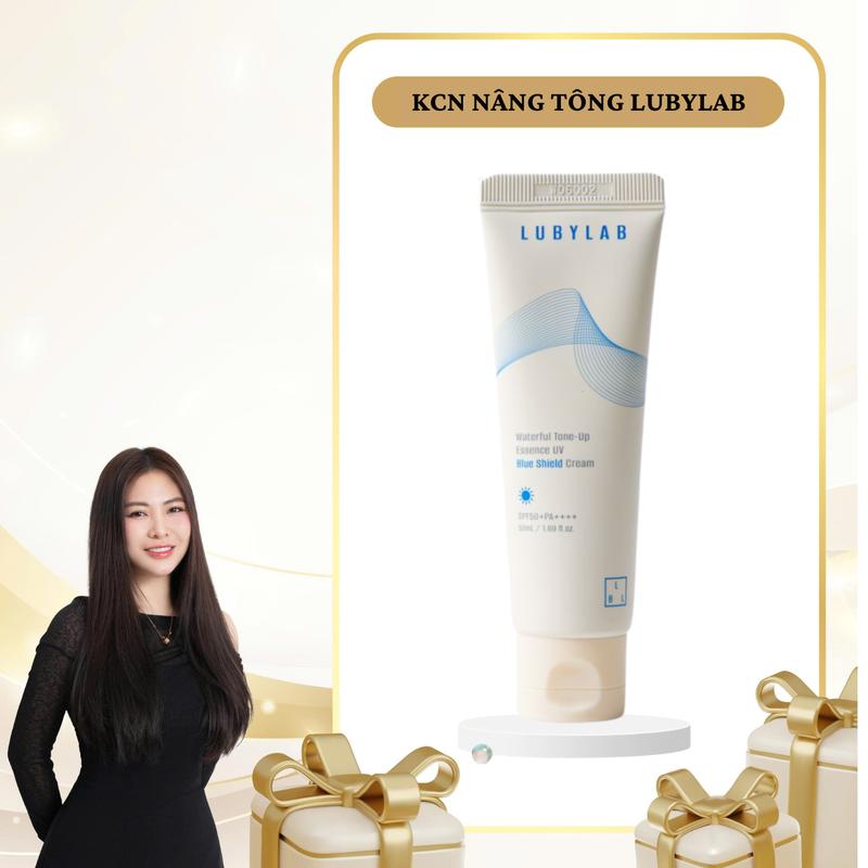 SN0935 - Kem chống nắng nâng tông Lubylab Waterfull Tone-up Essence UV Blue Shield SPF50+ PA++++ 50ml