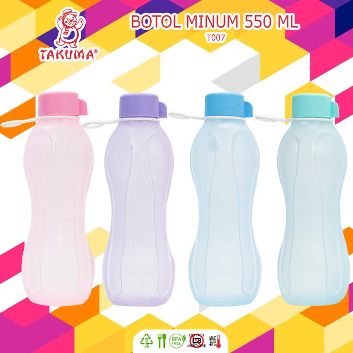 Gambar BOTOL MINUM 550ML - BOTOL SOUVENIR - BOTOL TAKUMA 550 ML T007 Bottles Kitchenware Water dari Takumashop88 Kab. Tangerang Tokopedia