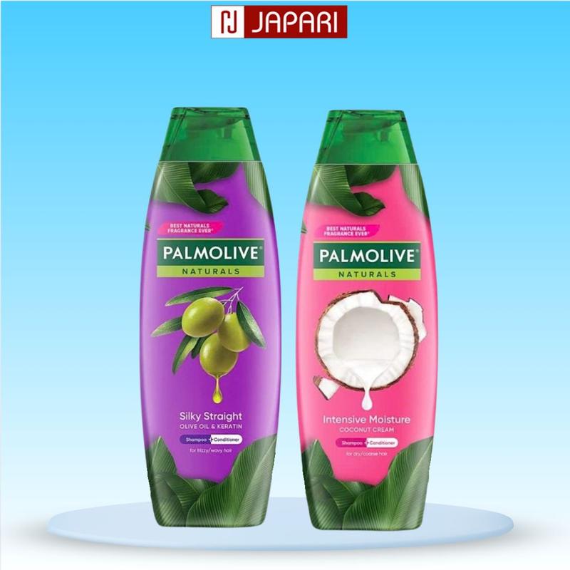 Dầu Gội Dưỡng Tóc 2in1 180ml Palmolive - Gội Xả Olive, Sữa Dừa - Japari