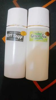 Product Review of [ MAS BEAUTY ] HB GREENTEA SIANG MALAM/ BODY LOTION GREEN TEA ORIGINAL SEGEL Memutihkan Tubuh from I**l ** ** 0