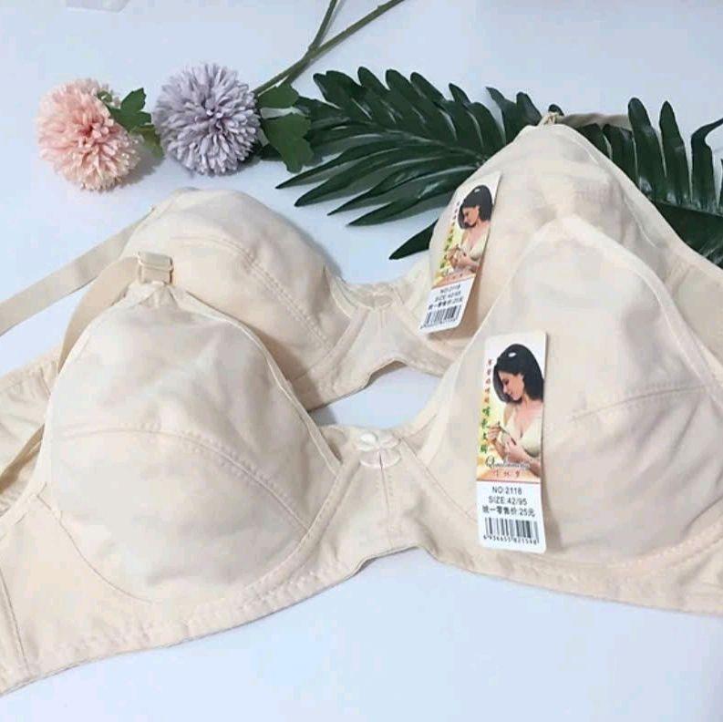Áo lót bầu và cho bé bú cotton không đệm 2118 2