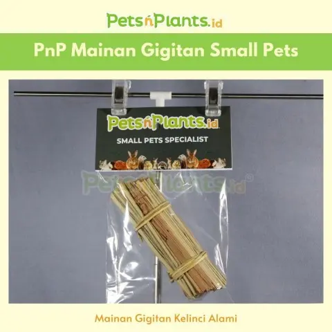 PnP Natural Timothy Hay Stack - Mainan Gigitan Small Pets Rumput Alami