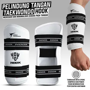 Pelindung Tangan Taekwondo Hook Deker Tangan Taekwondo Alat Pelindung Taekwondo Hook Arm Protector Taekwondo Arm Guard Taekwondo