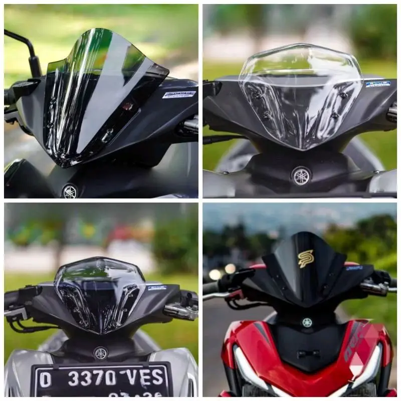 Visor Aerox Standar Bening And Visor Aerox Jenong Super Tebal 3M  Motorcycle