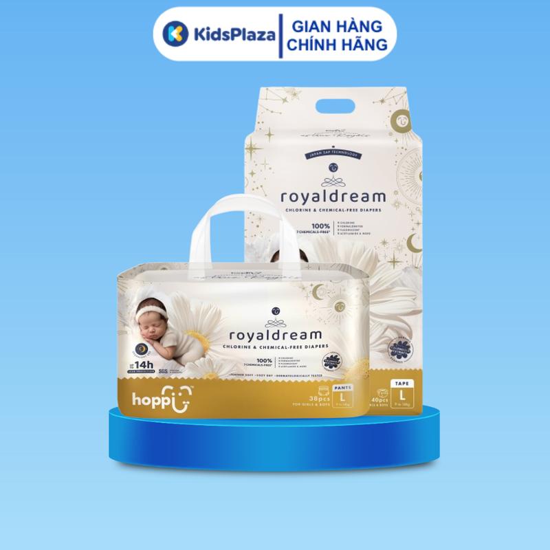 Bỉm - Tã Hoppi RoyalDream cao cấp đầy đủ size cho bé - Cao cấp, êm mềm, thoáng…