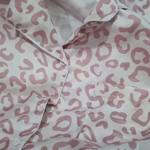 BV - Piyama Set Fedela Wanita Bermotif Kekinian Style Lengan Pendek Celana Panjang Bahan Katun