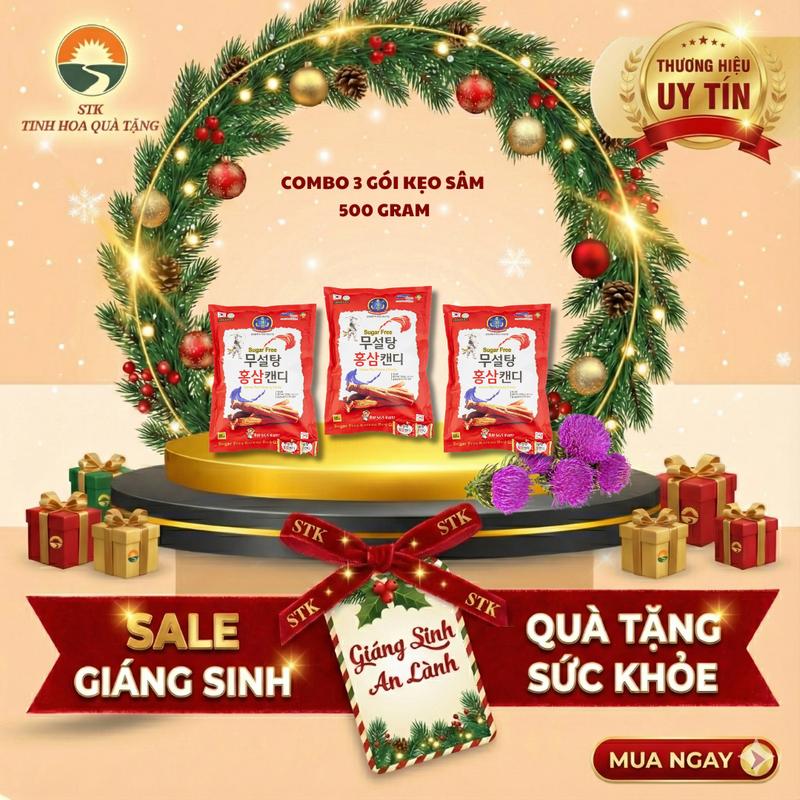  3 Gói Kẹo Hồng Sâm Không Đường Hàn Quốc 500g Từ Tinh Chất Hồng Sâm 6 Năm Tuổi Bổ Sung Dưỡng Chất Tăng Cường Sức Đề Kháng Phù Hợp Cho Người Tiểu Đường Keosamhanquoc Keosamkeonhansam 
