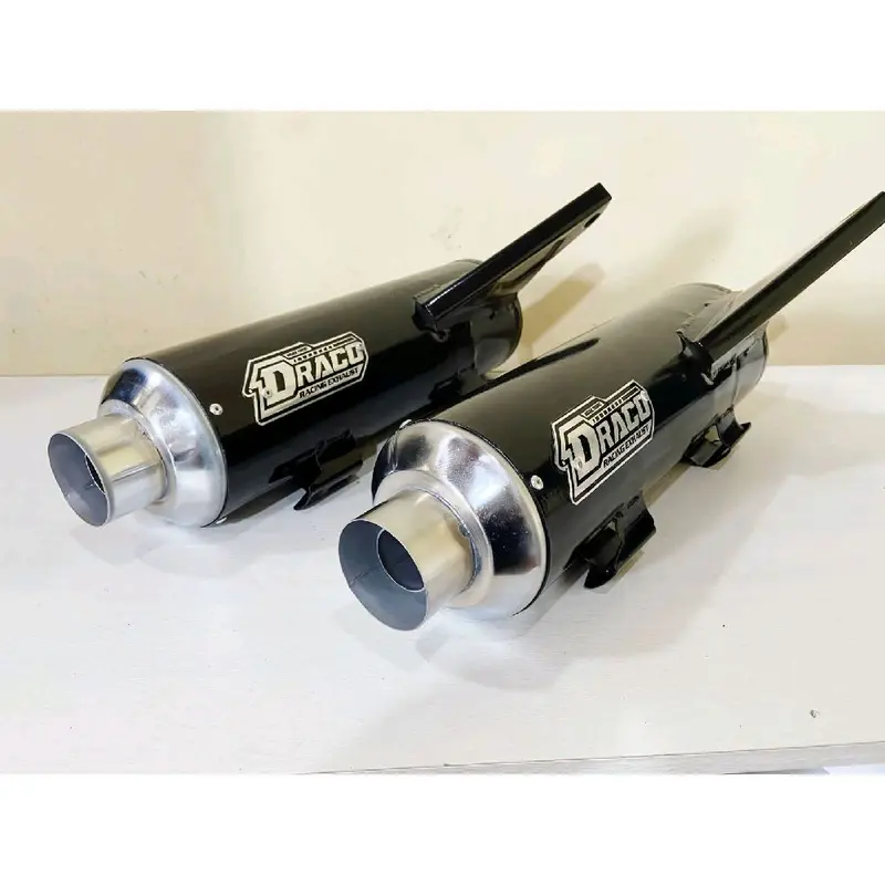 KNALPOT STANDAR DRACO +END MUFFLER PNP BUAT MOTOR BEAT FI BEAT KARBU VARIO SCOOPY MIO 2