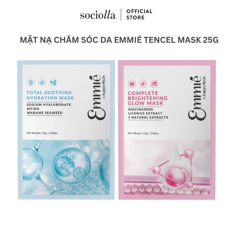 Mặt Nạ Dưỡng Ẩm & Dưỡng Sáng Emmié Tencel Mask 25g