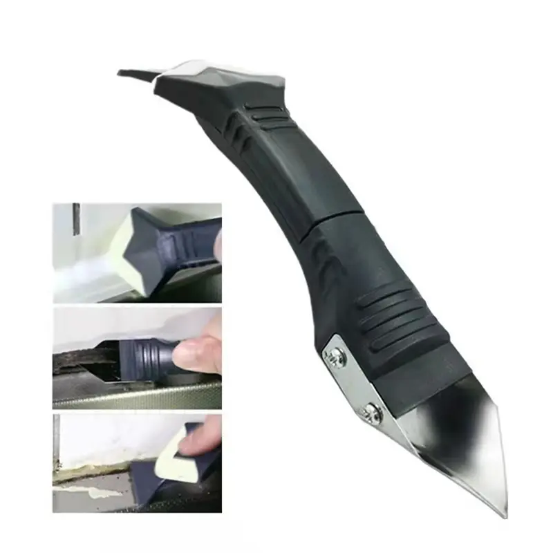 5 in1 Silicone Remover Sealant Smooth Scraper Caulk Finisher Grout Kit Tools Floor Mould Removal Hand Tools Set Accessories New