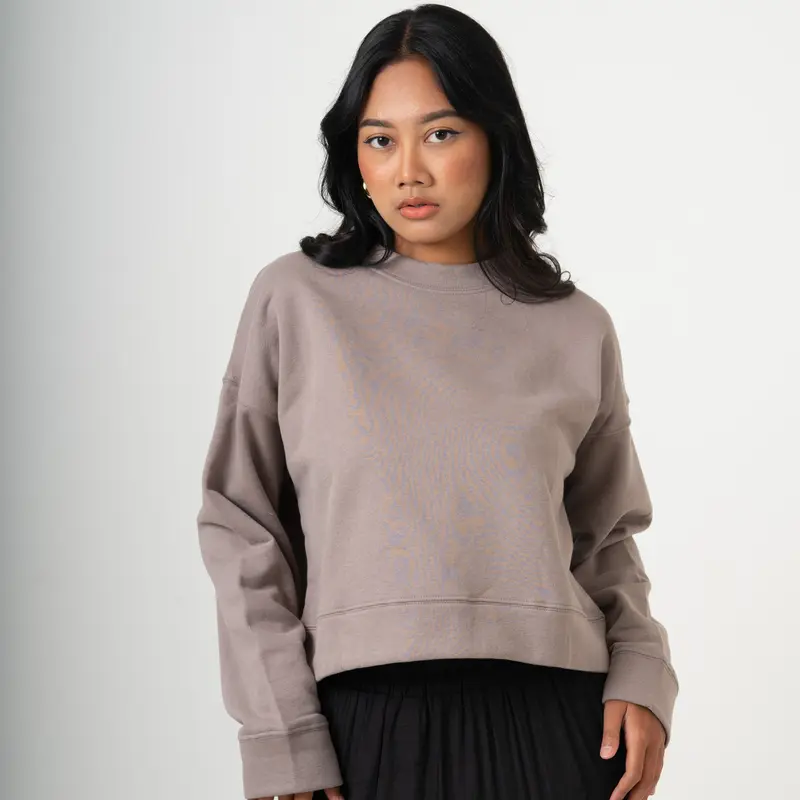 Veminimous Basic Sweater Crop Vilo - Sweatshirt Crewneck 6