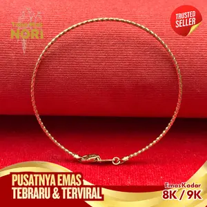 GELANG BANGLE CHOKER RINGAN - EMAS 8K - TOKO MAS NORI OFFICIAL
