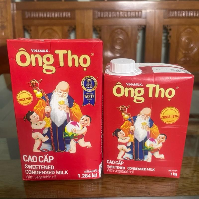 Sữa đặc Ông Thọ đỏ có đường Hộp giấy 1284g 1kg Ngôi Sao Phương Nam 1284g