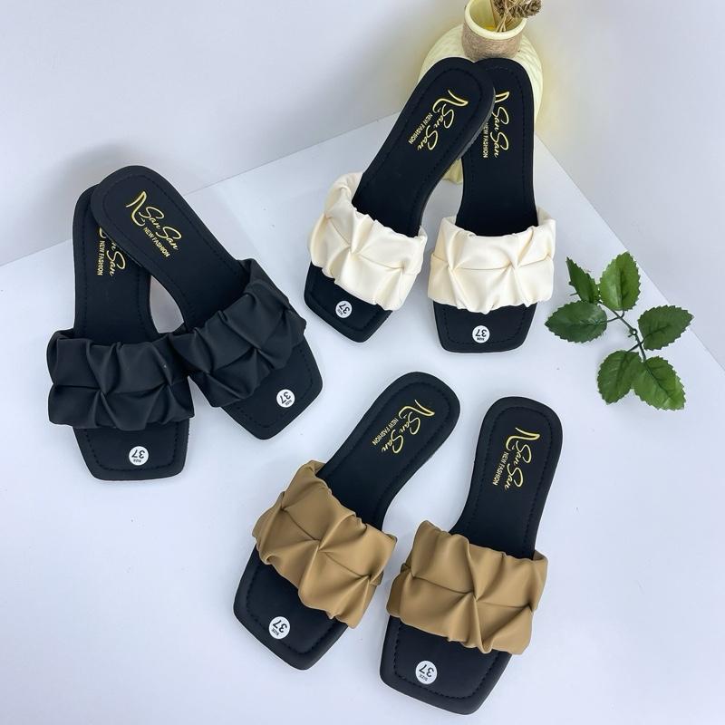  Dép Lê Quai Ngang NHÚN Dép Kẹp Xỏ Ngón DéP Shoes dép dép Lê Du Lịch 