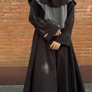 Baqeeya abaya hitam khas saudi