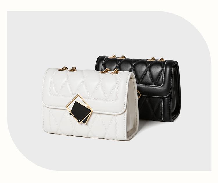 NALANDU Tas Rantai Wanita ELEGAN [Multiway] - Tas Selempang Bahu Trendy, Kulit PU Berkualitas, Tas Kempyeng Modis