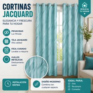 13  Cortina De Jacquard De Satén Antorcha  Bloqueo De Luz Y Protección Solar  Relieve Tridimensional Caída Natural