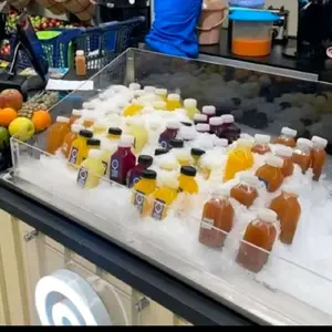 Tempat Es Batu untuk Penyajian Minuman Segar dalam Kemasan Botol
