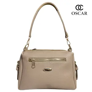 OSCAR Tas Poppy Wanita model Shoulderbag dan Selempang  kekinian 2 ruang Tas simple cewek terbaru Tas kondangan Slingbag Kulit