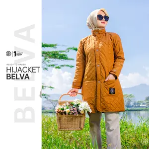 HIJACKET - Belva Marygold | Jaket Wanita Muslimah Panjang Mantel Musim Dingin Jaket Haji dan Umroh | BLAZER WANITA Parka Outer