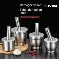 Gambar “COD”【Cobek】Penghancur Baja Tahan Karat 304, Penghancur Bawang Putih Padat, Penggiling Rumah Tangga Kuno, Toples Obat, Penghancur Bawang Putih Manual, Mangkuk/cobek/Pakar Alat Stainless - Lingkaran besar lebar（10cm） dari TOKO.HBD Kab. Tangerang 1 Tokopedia