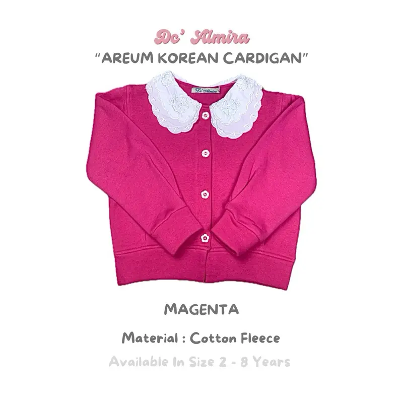 DC Almira - Areum Korean Cardigan (Setelan Anak Korean Look) - Fashion 4