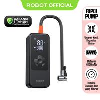Gambar ROBOT Inflator Pompa Ban Mobil/Truk/Motor/Bola Nirkabel Mini 4000mAh LED Display dengan Tekanan 150 PSI Pompa Ban Portabel Otomatis Deteksi Akurat RIP01 Original - Garansi 1 Tahun dari Robot Powerbank Indonesia Kab. Tangerang 1 Tokopedia