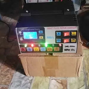 12v 24v Charger Aki Mobil Motor Truck Kapal Elektrik Otomatis 800AH/1000AH/1200AH  400W Lead Acid Smart Battery Charger