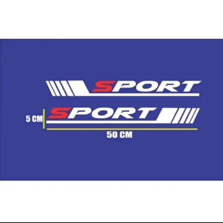 Cod Stiker Sport Aksesoris List Mobil Stiker Keren Termurah Car 1