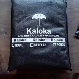 JAS HUJAN HOODIE KALOKA | Anti Air 100% | Stylish, Adem, Premium PVC Rainwear