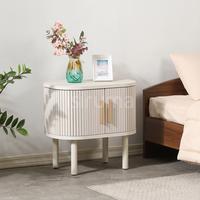 Gambar Meja Samping Nakas Side Table NightStand Minimalis TAMBORINA - ISIRUMA - Toppan Oak dari Isiruma Indonesia Kota Tangerang 1 Tokopedia