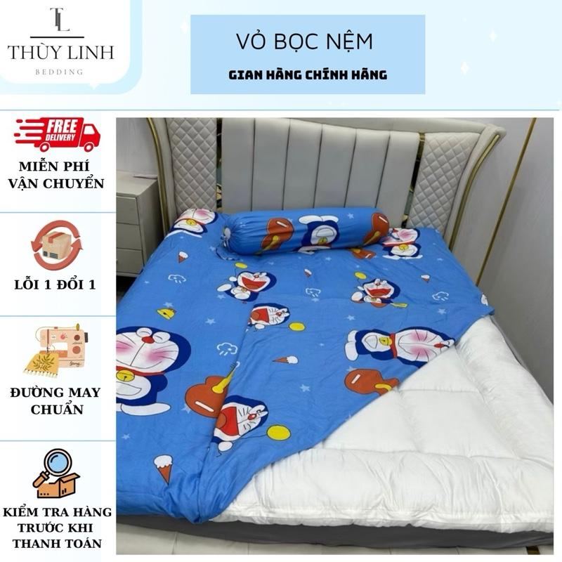 [Vỏ Bọc Nệm ] Bọc Toàn Tấm Nệm Topper - 2 Mặt Như Nhau - Có khóa Kéo - Đủ Size -Vỏ Chỉ Bọc Được Nệm Topper .