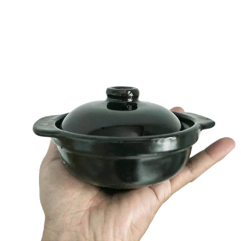 Nồi Đất 5" 6" 7" 8" 9" 0.5L 1.0L 1.5L 2.0L 2.5L Màu Đen - Sản Phẩm Chất Lượng 4