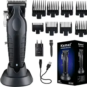kemei Profesional Hair Clipper KM-2296 Alat Cukur Rambut Rechargeable Pemotong Rambut