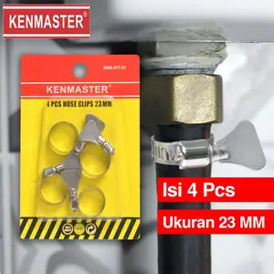Klem Selang Set 4 pcs Yellow / Kenmaster Hose Clamp Cincin Kupu Kupu